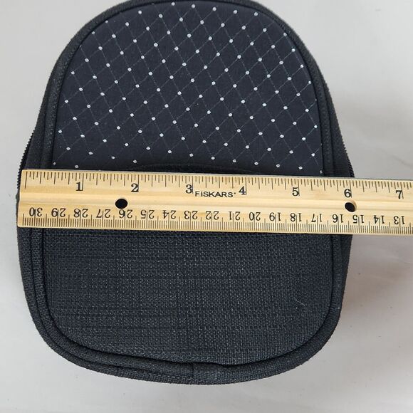 Burton Golf Valuables Pouch Bag Balls Holder Black Zippered wristlet Keychain - Picture 9 of 10